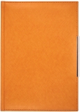 Agenda de lux B5, culoare orange, 244 file, Alicante